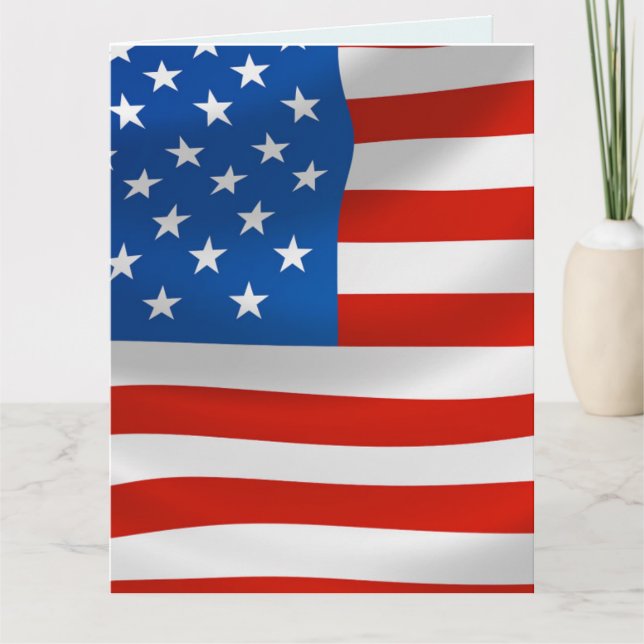 PATRIOTIC GREAT AMERICAN USA BIRTHDAY CARDS (Front)