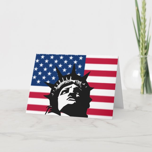 Patriotic Greeting Card (Front)