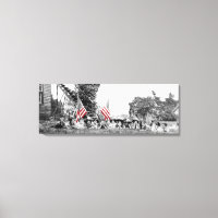 Patriotic Group Women American Flag Circa 1910