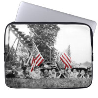 Patriotic Group Women American Flag Circa 1910