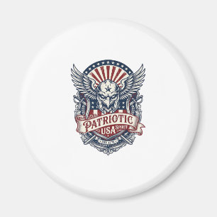 Patriotic Guardian Mask Freedom Military Inspired Magnet