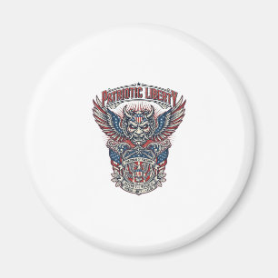 Patriotic Guardian Mask Freedom Military Inspired Magnet