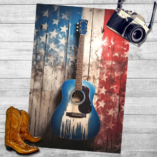 Patriotic Guitar 7 Decoupage Paper
