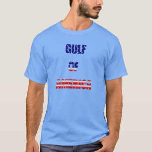 patriotic gulf of america flag red white blue T-Shirt