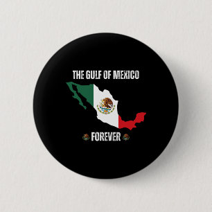 Patriotic Gulf Of Mexico Forever Forever El Golfo 6 Cm Round Badge