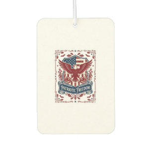 Patriotic Halloween Vector Graphic Tee Car Air Freshener
