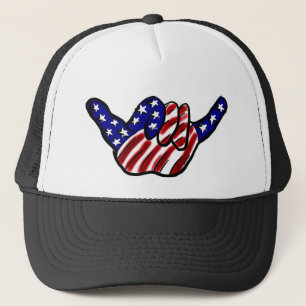 Patriotic hang loose hat