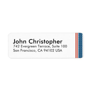 Patriotic Happy 4th of July Celebration Design