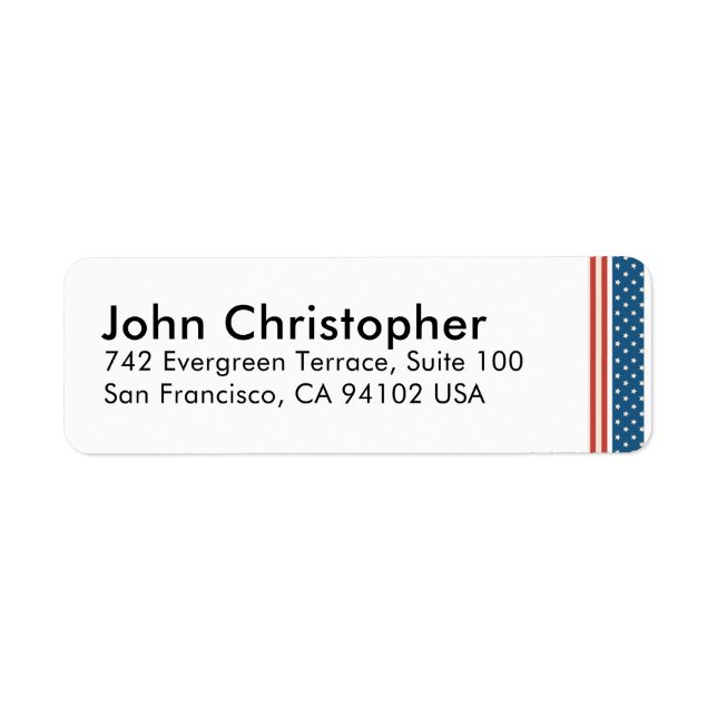 Patriotic Happy 4th of July Celebration Design (Front)