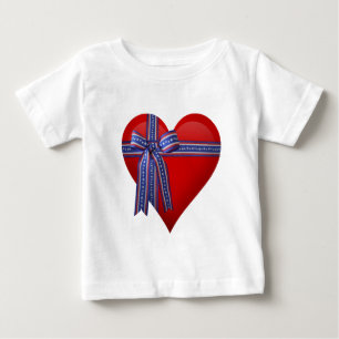 Patriotic Heart graphic Baby T-Shirt