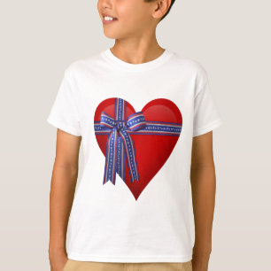 Patriotic Heart graphic T-Shirt
