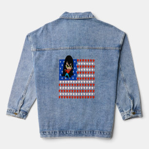 Patriotic Heart Hero Denim Jacket