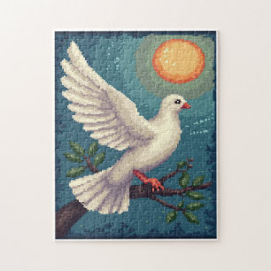 Patriotic Hidden Picture Mosaic Activity Game for Jigsaw Puzzle