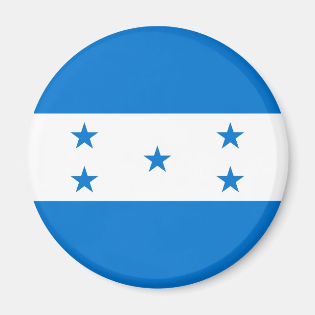 Patriotic Honduras Flag Magnet (Front)