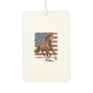 Patriotic Horse Vintage Western Vector Design_1 Car Air Freshener