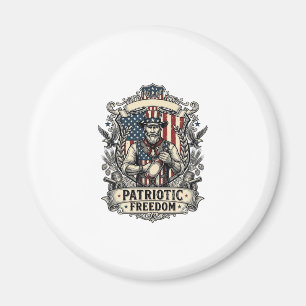 Patriotic Hot Sauce Lover Magnet