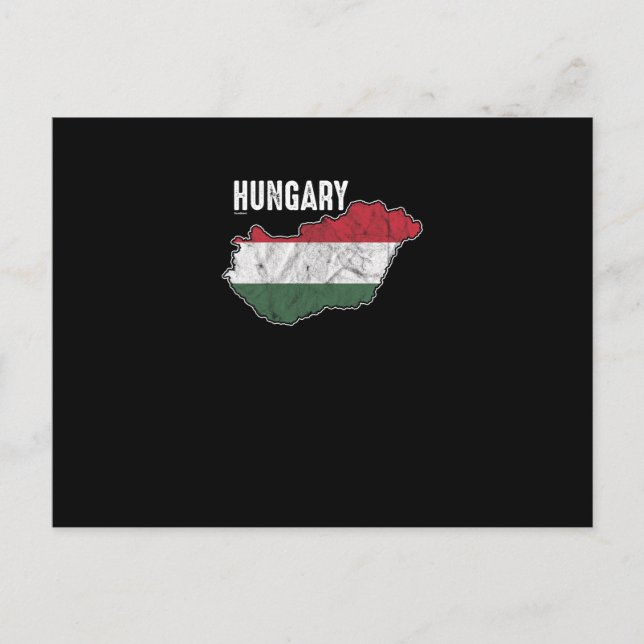 Patriotic Hungary Flag Hungarian Patriotism Holiday Postcard (Front)