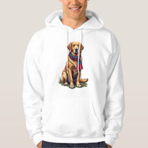 Patriotic Hunting Golden Retriever Vintage Tee 4