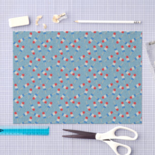 Patriotic Ice Pops Tissue Paper