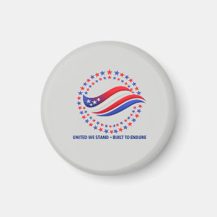 Patriotic Independence Day Apparel USA Stars Circl Magnet
