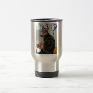 Patriotic Indigo Travel Mug