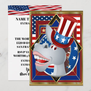 Patriotic Invitation Democrat