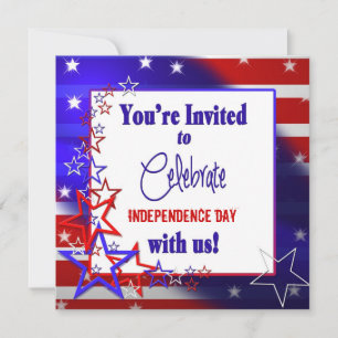 Patriotic Invitation - Stars and Stripes