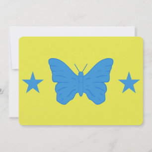 Patriotic  invitations with Flag of Bady Bassit