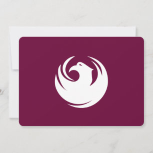 Patriotic  invitations with Flag of Phoenix City