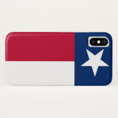 Patriotic Iphone X Case with Texas Flag (Back (Horizontal))