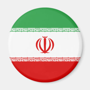 Patriotic Iran Flag Magnet