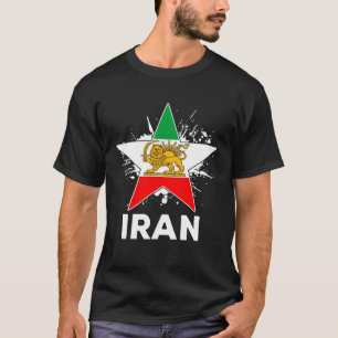 Patriotic Iranian Flag Vintage Iran Pride T-Shirt