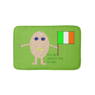 Patriotic Irish Egg Bath Mat