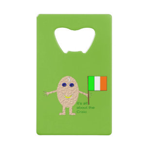 Patriotic Irish Egg Bottle Opener