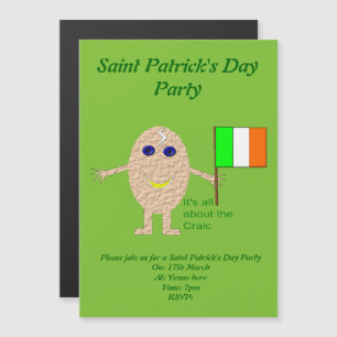 Patriotic Irish Egg Custom Invite