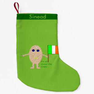 Patriotic Irish Egg Custom Stocking