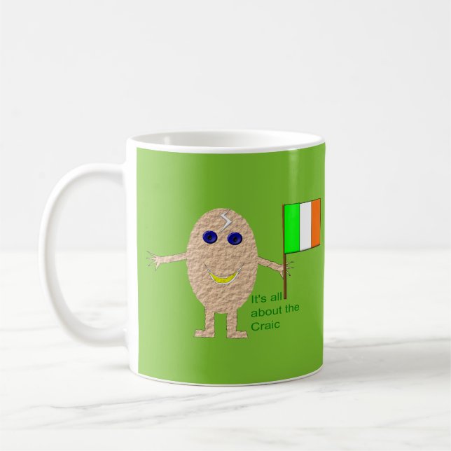 Patriotic Irish Egg Mug (Left)
