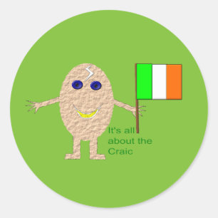 Patriotic Irish Egg Stickers