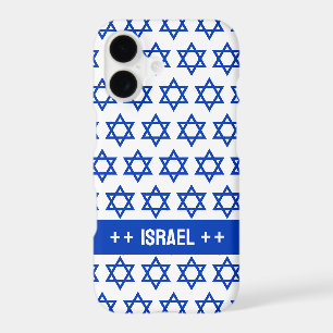 Patriotic Israel case, blue David Star / Israel