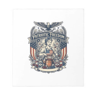 Patriotic Jam Maker Notepad