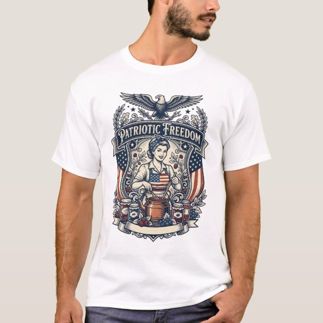 Patriotic Jam Maker T-Shirt (Front)