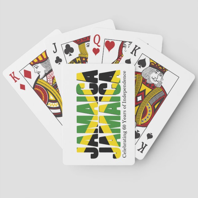 Patriotic JAMAICA JAMAICA Playing Cards (Back)
