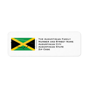 Patriotic   Jamaican Flag   JAMAICA Return Address