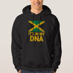 Patriotic Jamaican Pride It's In My Dna Jamaica Fl Hoodie