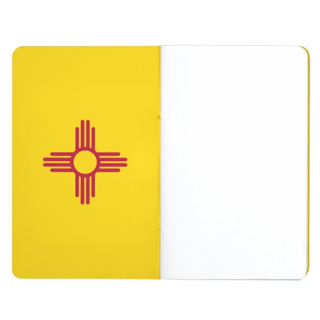 Patriotic journal with Flag of New Mexico (Inside Front)