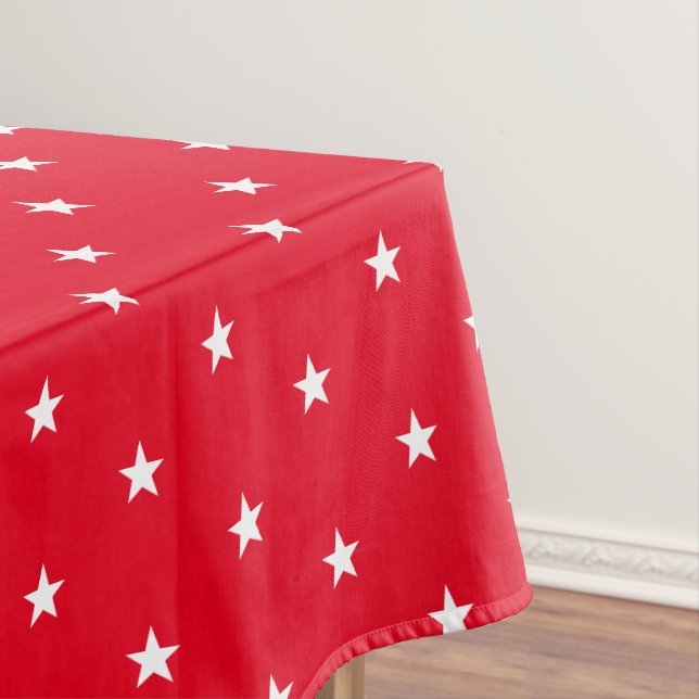  Patriotic July 4th Cloth Tablecloth (In Situ)