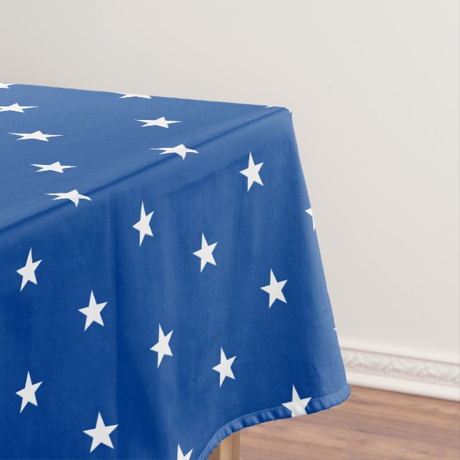  Patriotic July 4th Cloth Tablecloth (In Situ)