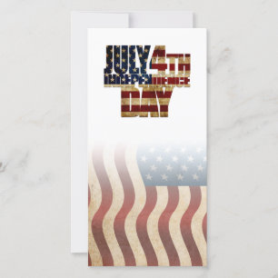 Patriotic July 4th Flag Design