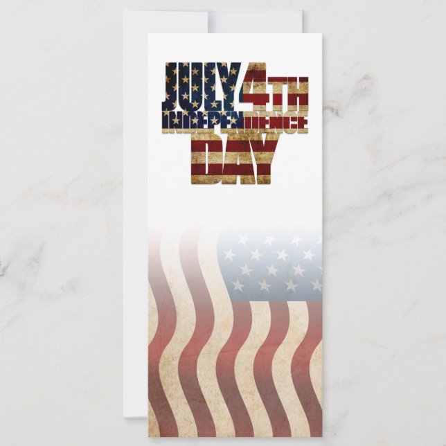 Patriotic July 4th Flag Design (Front)