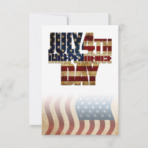 Patriotic July 4th Flag Design